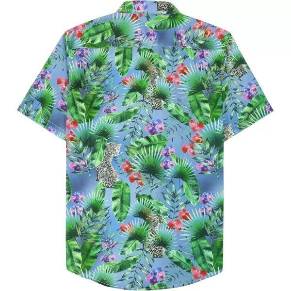 Dubinik® Hawaiian Shirt for Men Tropical Beach Shirt Mens Short Sleeve Button Down Shirts Aloha Shirt Print Casual Cool
