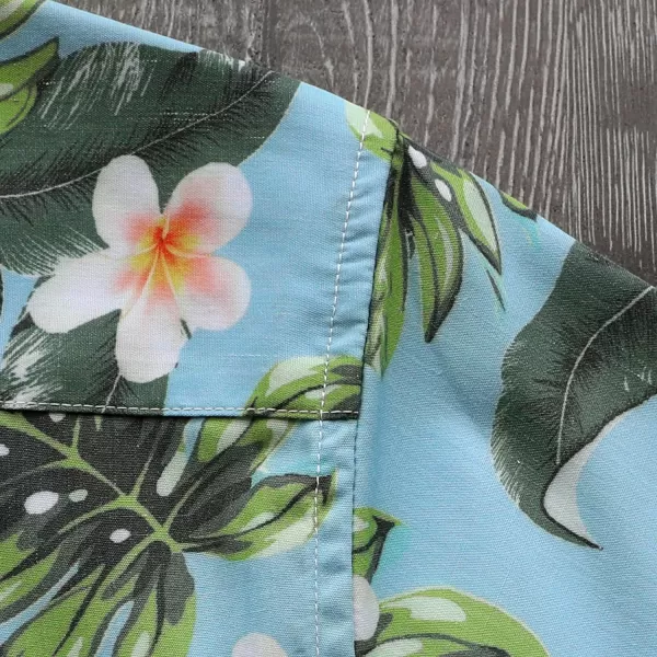 Dubinik® Hawaiian Shirt for Men Tropical Beach Shirt Mens Short Sleeve Button Down Shirts Aloha Shirt Print Casual Cool