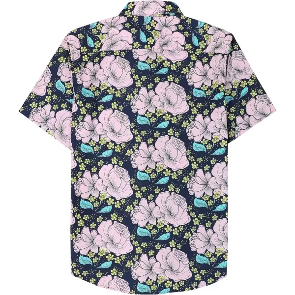 Dubinik® Hawaiian Shirt for Men Tropical Beach Shirt Mens Short Sleeve Button Down Shirts Aloha Shirt Print Casual Cool