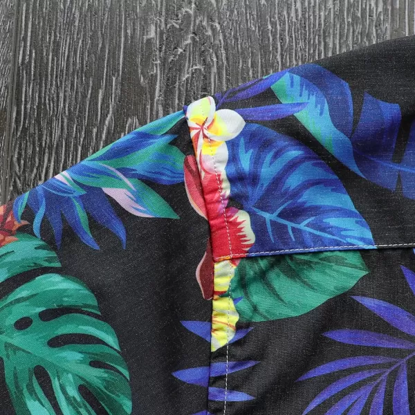 Dubinik® Hawaiian Shirt for Men Tropical Beach Shirt Mens Short Sleeve Button Down Shirts Aloha Shirt Print Casual Cool