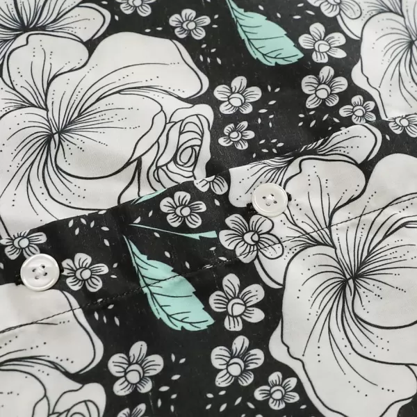 Dubinik® Hawaiian Shirt for Men Tropical Beach Shirt Mens Short Sleeve Button Down Shirts Aloha Shirt Print Casual Cool