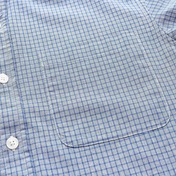 Dubinik® Mens Button Down Long Sleeve Shirts 100% Cotton Plaid Casual Shirt with Pocket