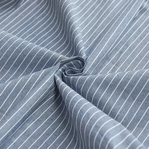 Dubinik® Mens Button Down Short Sleeve Shirt 100% Cotton Plaid Casual Oxford Shirts with Pocket