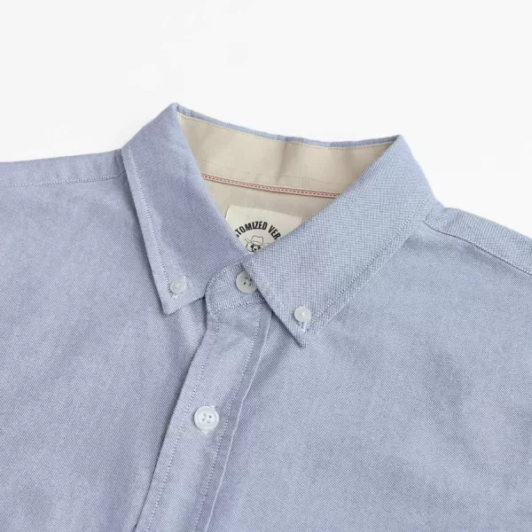 Dubinik® Mens Button Down Short Sleeve Shirt 100% Cotton Plaid Casual Oxford Shirts with Pocket