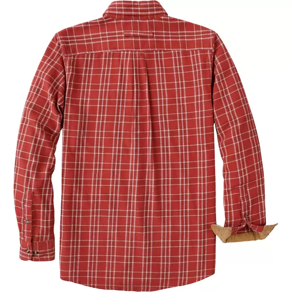 Dubinik® Mens Flannel Shirt Long Sleeve Button Down Plaid All Cotton Soft Brushed Flannel Shirt for Men Utility Casual Shirt