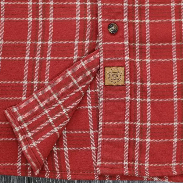 Dubinik® Mens Flannel Shirt Long Sleeve Button Down Plaid All Cotton Soft Brushed Flannel Shirt for Men Utility Casual Shirt