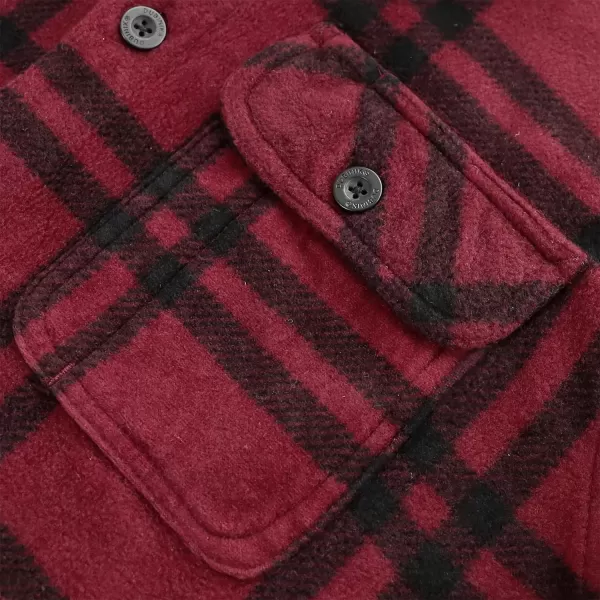 Dubinik® Mens Flannel Shirts Long Sleeve Flannel Shirt for Men Casual Button Down Brushed 100% Cotton Shirt