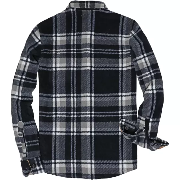 Dubinik® Mens Flannel Shirts Long Sleeve Flannel Shirt for Men Casual Button Down Brushed 100% Cotton Shirt