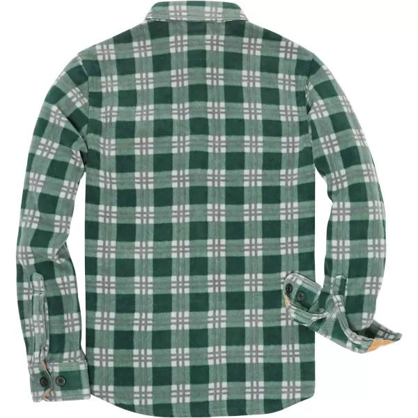 Dubinik® Mens Flannel Shirts Long Sleeve Flannel Shirt for Men Casual Button Down Brushed 100% Cotton Shirt