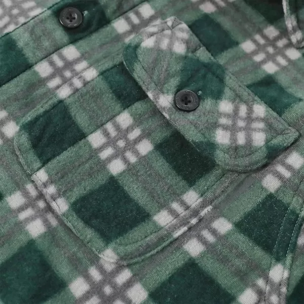 Dubinik® Mens Flannel Shirts Long Sleeve Flannel Shirt for Men Casual Button Down Brushed 100% Cotton Shirt