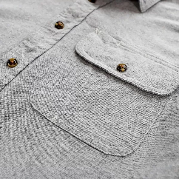 Dubinik® Mens Flannel Shirts Long Sleeve Flannel Shirt for Men Casual Button Down Brushed 100% Cotton Shirt