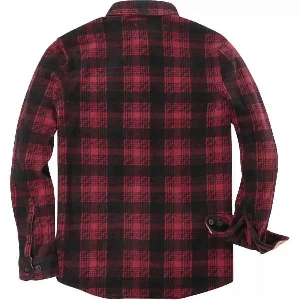 Dubinik® Mens Flannel Shirts Long Sleeve Flannel Shirt for Men Casual Button Down Brushed 100% Cotton Shirt