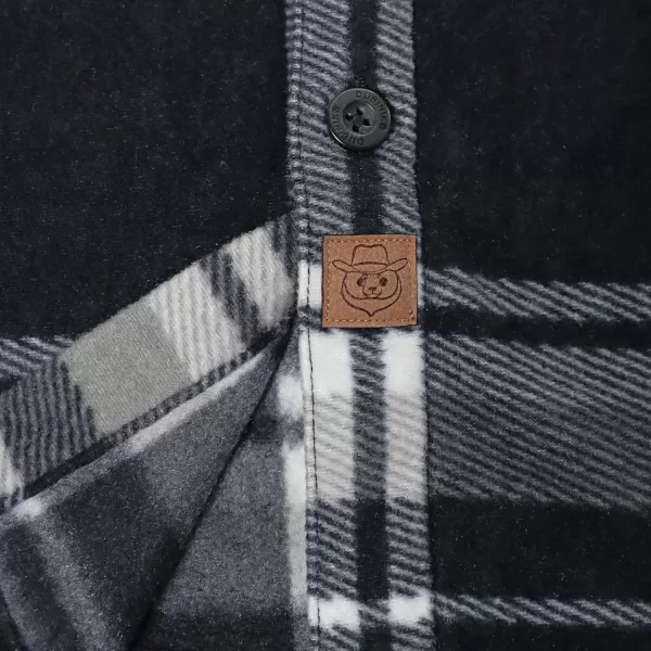 Dubinik® Mens Flannel Shirts Long Sleeve Flannel Shirt for Men Casual Button Down Brushed 100% Cotton Shirt