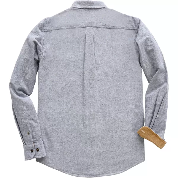 Dubinik® Mens Flannel Shirts Long Sleeve Flannel Shirt for Men Casual Button Down Brushed 100% Cotton Shirt