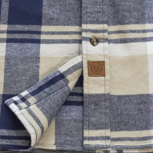 Dubinik® Mens Flannel Shirts Long Sleeve Flannel Shirt for Men Casual Button Down Brushed 100% Cotton Shirt