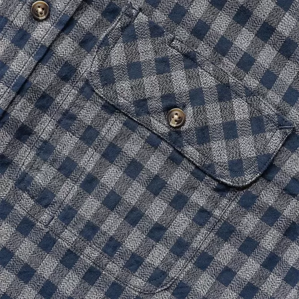 Dubinik® Mens Flannel Shirts Long Sleeve Flannel Shirt for Men Casual Button Down Brushed 100% Cotton Shirt
