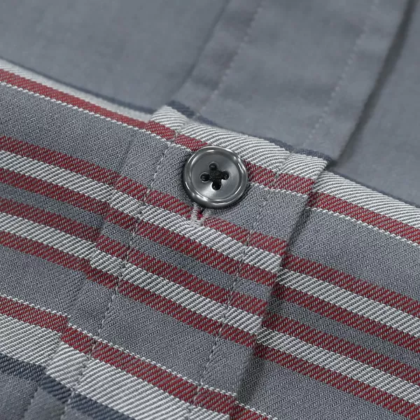 Dubinik® Mens Short Sleeve Button Down Mens Button Up Short Sleeve Two Pockets Soft Vintage Regular Fit Mens Casual Shirts