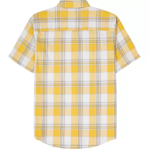 Dubinik® Mens Short Sleeve Button Down Mens Button Up Short Sleeve Two Pockets Soft Vintage Regular Fit Mens Casual Shirts
