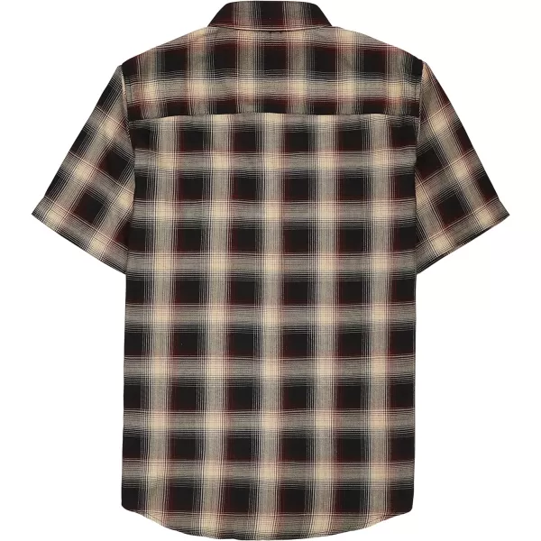 Dubinik® Mens Short Sleeve Button Down Mens Button Up Short Sleeve Two Pockets Soft Vintage Regular Fit Mens Casual Shirts