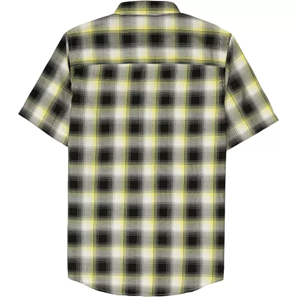 Dubinik® Mens Short Sleeve Button Down Mens Button Up Short Sleeve Two Pockets Soft Vintage Regular Fit Mens Casual Shirts