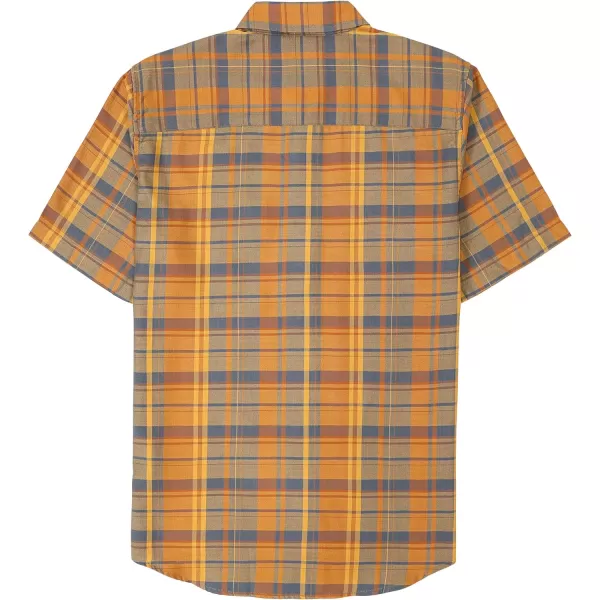 Dubinik® Mens Short Sleeve Button Down Mens Button Up Short Sleeve Two Pockets Soft Vintage Regular Fit Mens Casual Shirts