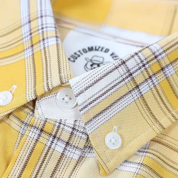 Dubinik® Mens Short Sleeve Button Down Mens Button Up Short Sleeve Two Pockets Soft Vintage Regular Fit Mens Casual Shirts