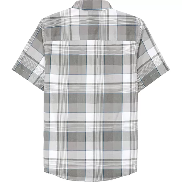Dubinik® Mens Short Sleeve Button Down Mens Button Up Short Sleeve Two Pockets Soft Vintage Regular Fit Mens Casual Shirts