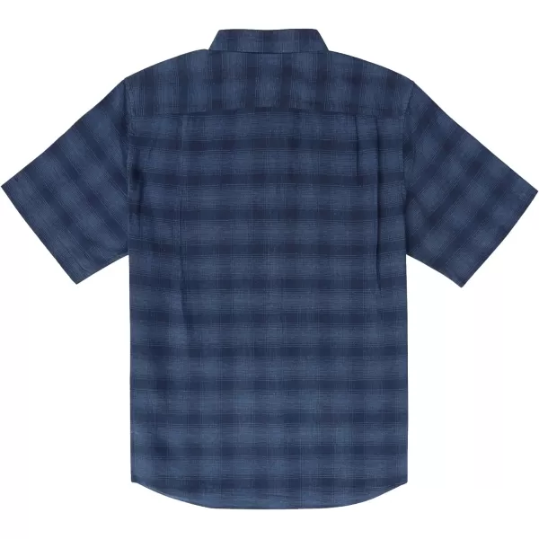 Dubinik® Mens Short Sleeve Button Down Shirts 100% Cotton Plaid Men's Casual Button-Down Shirts with Pocket