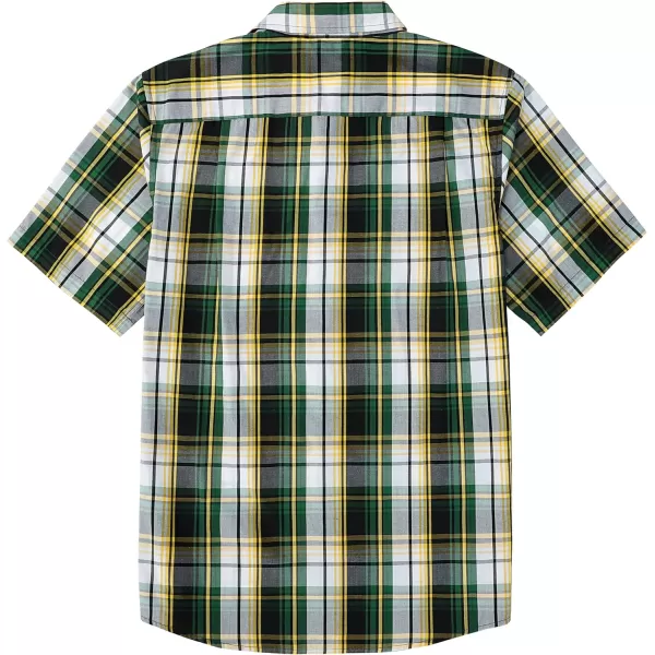 Dubinik® Mens Short Sleeve Button Down Shirts Summer Vintage Short Sleeve Button Down Men Lightweight Men's Casual Shirts