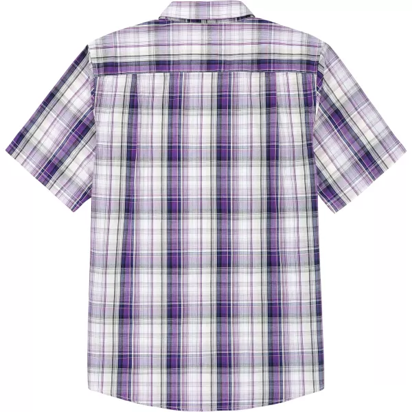 Dubinik® Mens Short Sleeve Button Down Shirts Summer Vintage Short Sleeve Button Down Men Lightweight Men's Casual Shirts
