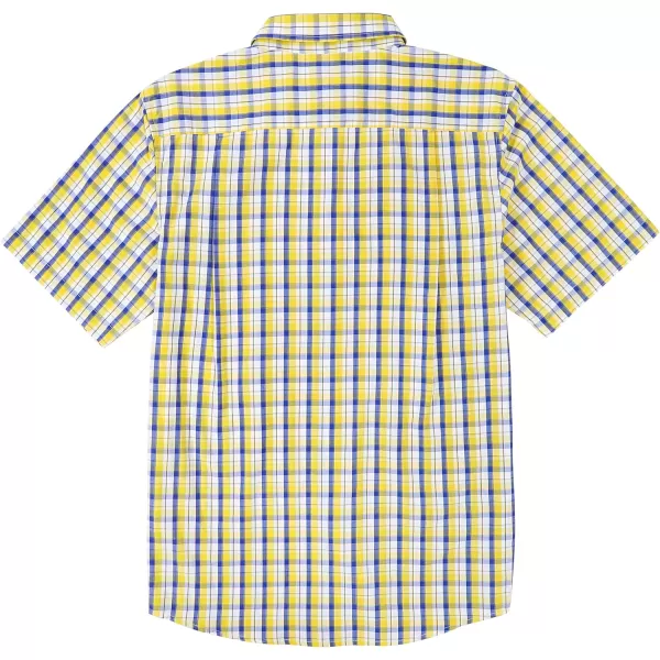 Dubinik® Mens Short Sleeve Button Down Shirts Summer Vintage Short Sleeve Button Down Men Lightweight Men's Casual Shirts