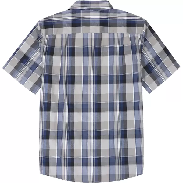 Dubinik® Mens Short Sleeve Button Down Shirts Summer Vintage Short Sleeve Button Down Men Lightweight Men's Casual Shirts