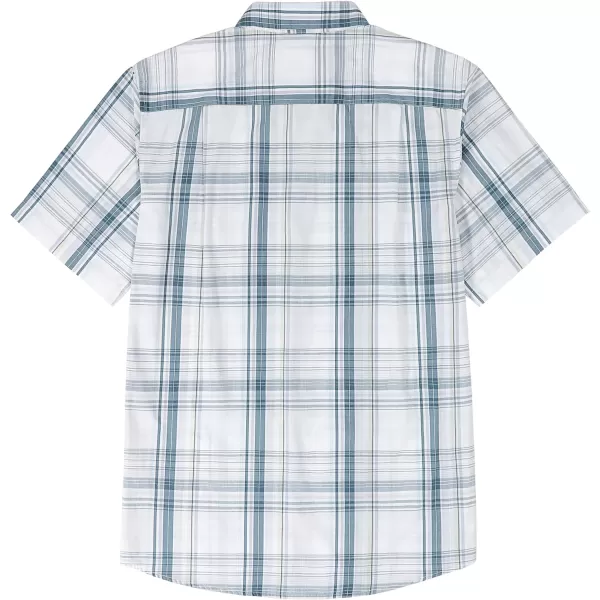 Dubinik® Mens Short Sleeve Button Down Shirts Summer Vintage Short Sleeve Button Down Men Lightweight Men's Casual Shirts