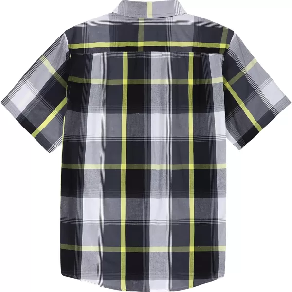Dubinik® Mens Short Sleeve Button Down Shirts Summer Vintage Short Sleeve Button Down Men Lightweight Men's Casual Shirts