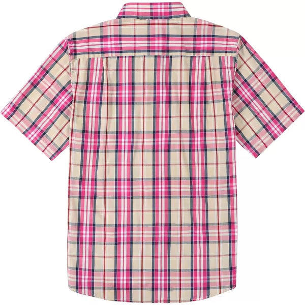 Dubinik® Mens Short Sleeve Button Down Shirts Summer Vintage Short Sleeve Button Down Men Lightweight Men's Casual Shirts
