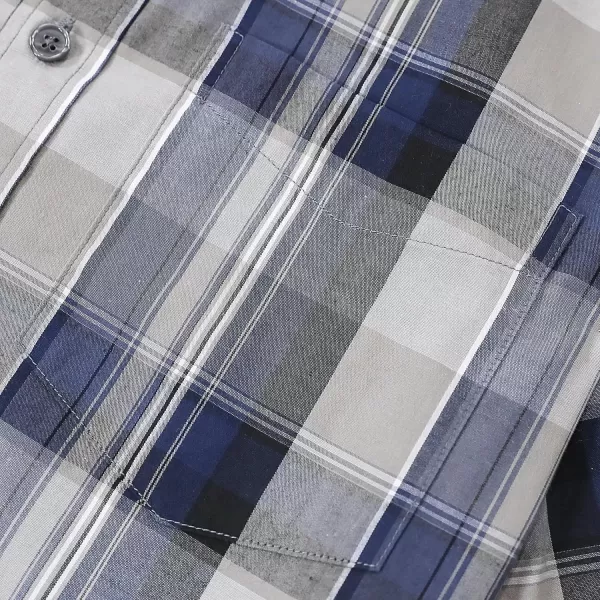 Dubinik® Mens Short Sleeve Button Down Shirts Summer Vintage Short Sleeve Button Down Men Lightweight Men's Casual Shirts