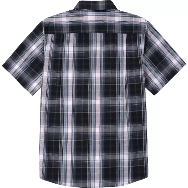 Dubinik® Mens Short Sleeve Button Down Shirts Summer Vintage Short Sleeve Button Down Men Lightweight Men's Casual Shirts