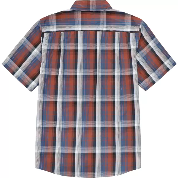 Dubinik® Mens Short Sleeve Button Down Shirts Summer Vintage Short Sleeve Button Down Men Lightweight Men's Casual Shirts