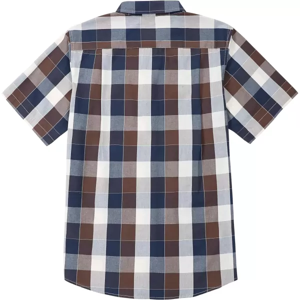 Dubinik® Mens Short Sleeve Button Down Shirts Summer Vintage Short Sleeve Button Down Men Lightweight Men's Casual Shirts