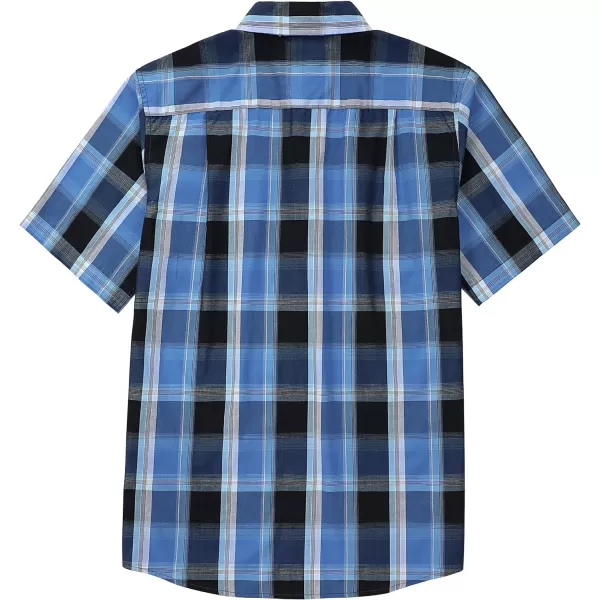 Dubinik® Mens Short Sleeve Button Down Shirts Summer Vintage Short Sleeve Button Down Men Lightweight Men's Casual Shirts
