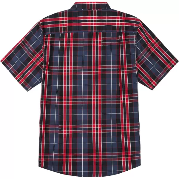 Dubinik® Mens Short Sleeve Button Down Shirts Summer Vintage Short Sleeve Button Down Men Lightweight Men's Casual Shirts