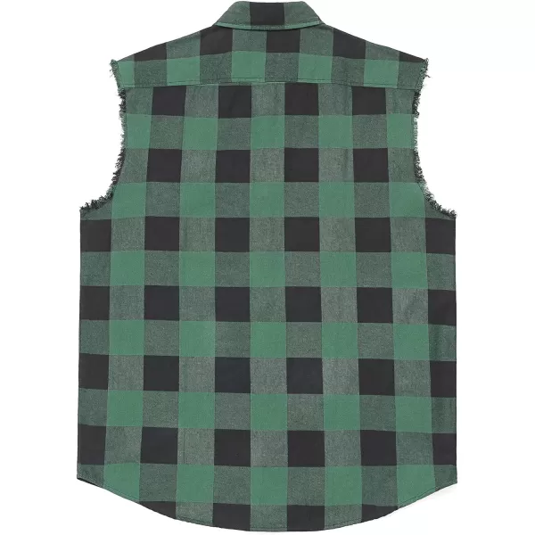Dubinik® Men's Sleeveless Denim Shirt Button Down Cowboy Lightweight Jean Vest