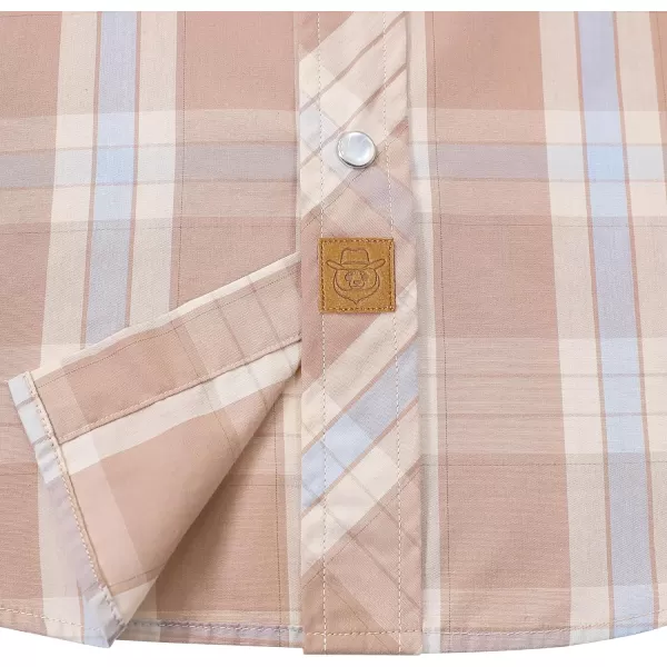 Dubinik® Western Shirts for Men Short Sleeve Plaid Pearl Snap Shirts for Men Button Up Shirt Cowboy Casual Work Shirt