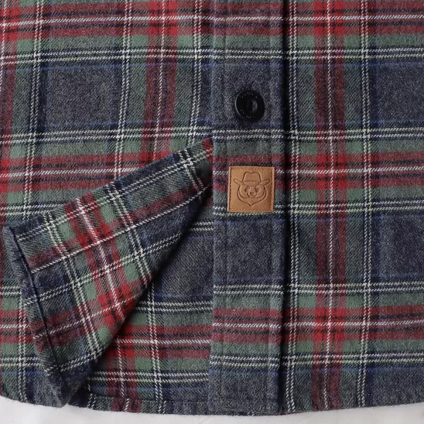 Dubinik®Mens Flannel Shirts Long Sleeve Flannel Shirt for Men Warm Casual Soft Cotton Button Down Plaid Mens Flannel Shirt