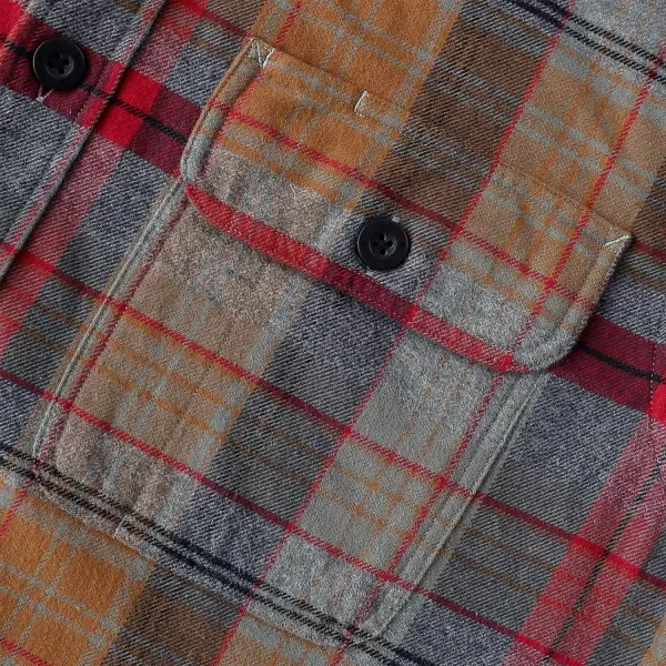 Dubinik®Mens Flannel Shirts Long Sleeve Flannel Shirt for Men Warm Casual Soft Cotton Button Down Plaid Mens Flannel Shirt