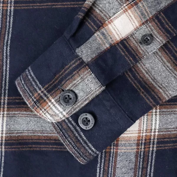 Dubinik®Mens Flannel Shirts Long Sleeve Flannel Shirt for Men Warm Casual Soft Cotton Button Down Plaid Mens Flannel Shirt