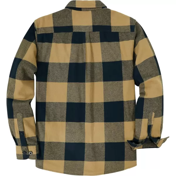 Dubinik®Mens Flannel Shirts Long Sleeve Flannel Shirt for Men Warm Casual Soft Cotton Button Down Plaid Mens Flannel Shirt
