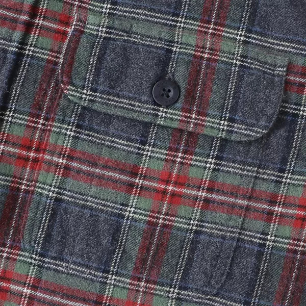 Dubinik®Mens Flannel Shirts Long Sleeve Flannel Shirt for Men Warm Casual Soft Cotton Button Down Plaid Mens Flannel Shirt