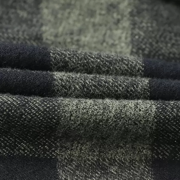 Dubinik®Mens Flannel Shirts Long Sleeve Flannel Shirt for Men Warm Casual Soft Cotton Button Down Plaid Mens Flannel Shirt