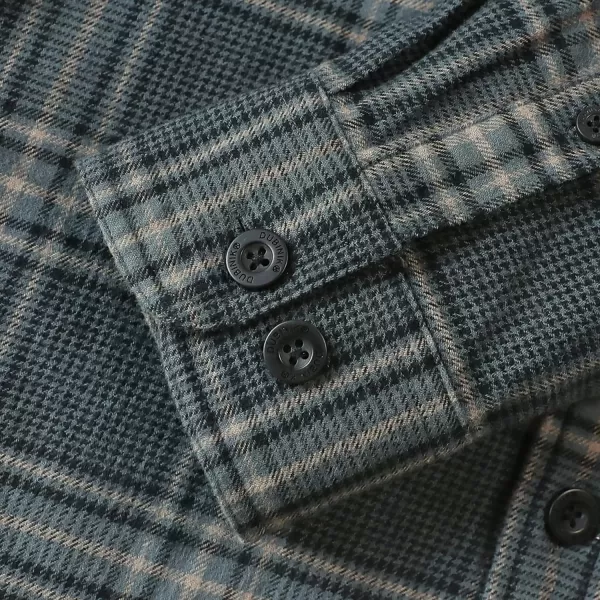 Dubinik®Mens Flannel Shirts Long Sleeve Flannel Shirt for Men Warm Casual Soft Cotton Button Down Plaid Mens Flannel Shirt